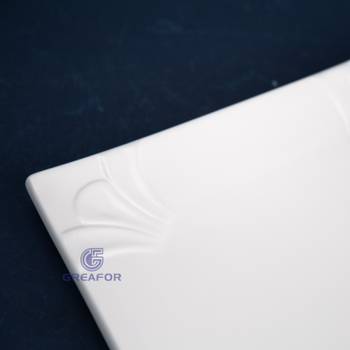 Plato de cena de porcelana para restaurante de hotel Platos de boda de cerámica Plato de cena de porcelana