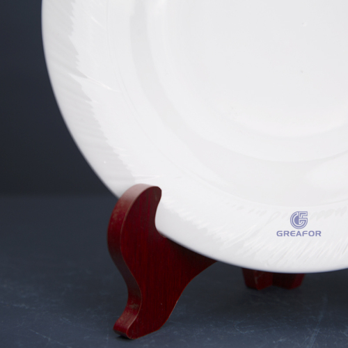 Nuevo juego de platos llanos al por mayor para restaurantes personalizados clásicos