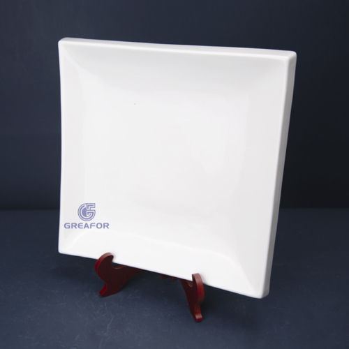 Diseño popular Restaurante redondo Banquete Decoración de bodas Evento Plato de porcelana de hueso Plato de cerámica