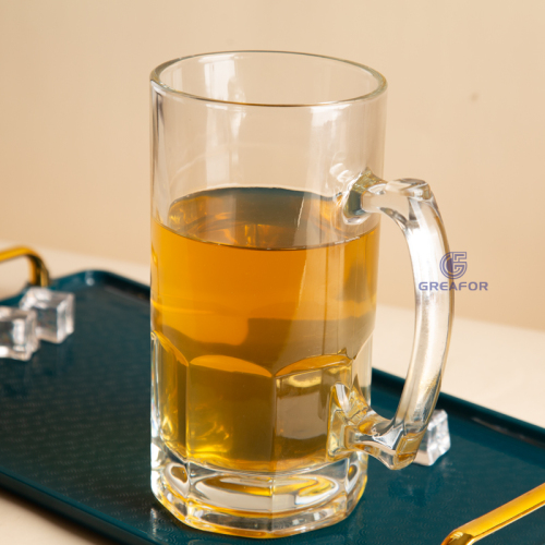 F186-JH2133 Vasos de promoción Vaso de cristalería para cerveza Vaso de cerveza artesanal clásico para hombres vaso grande