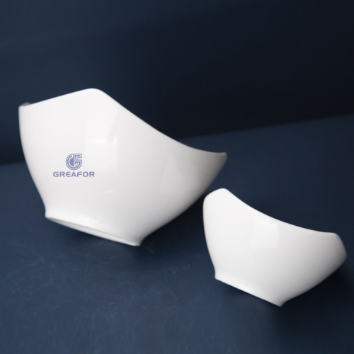 tazón de cerámica barato con fideos de porcelana para alimentos ecológicos modernos