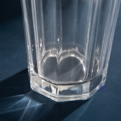 Venta caliente logotipo personalizado vaso de agua para restaurante de buena calidad