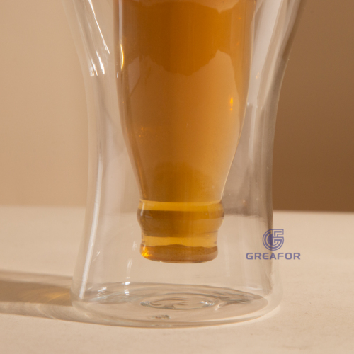 Venta caliente de vaso de cerveza de doble pared con logotipo personalizado