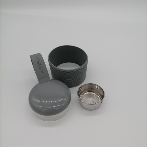 botella de té de vidrio de doble pared de alta calidad