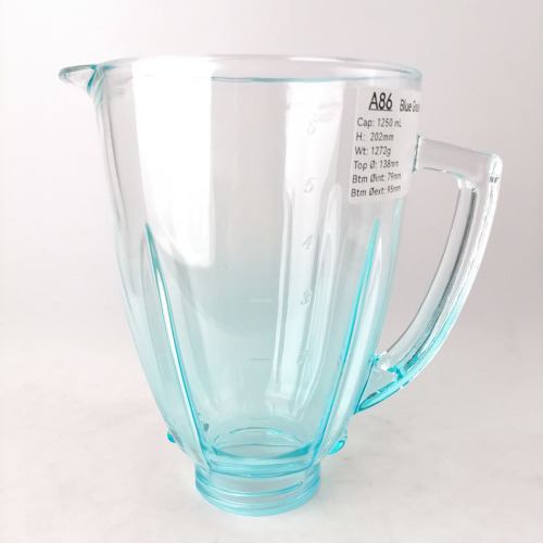 Serie de vasos de vidrio de colores para licuadora A86 | Pintados a mano y repuestos OEM para venta al por mayor