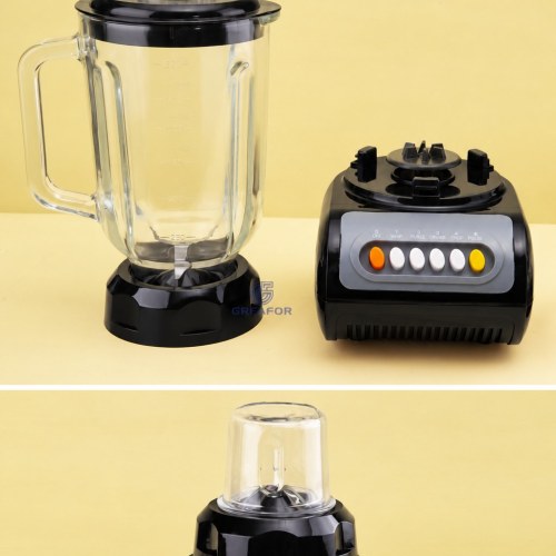 Licuadora y extractor de jugo Black 999 al por mayor | Batidora eléctrica moderna 2 en 1 | Greafor