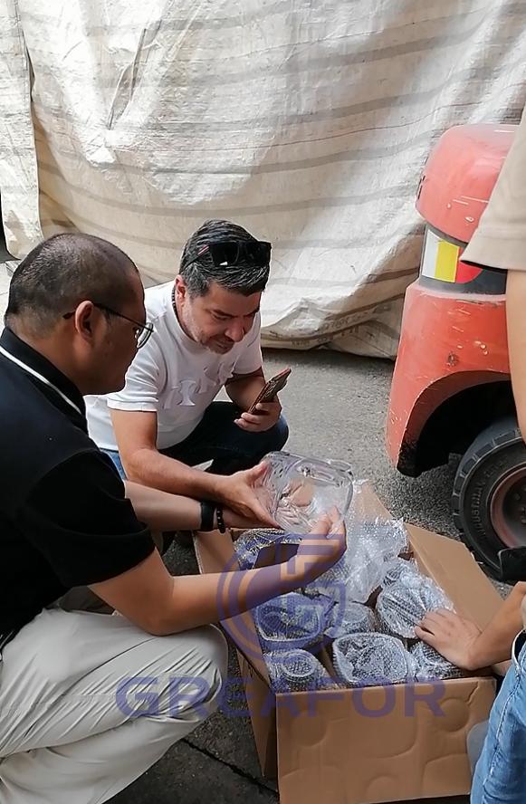 Proyecto de jarra de vidrio para licuadora OEM en Colombia | Envío exitoso de un contenedor de 40HQ
