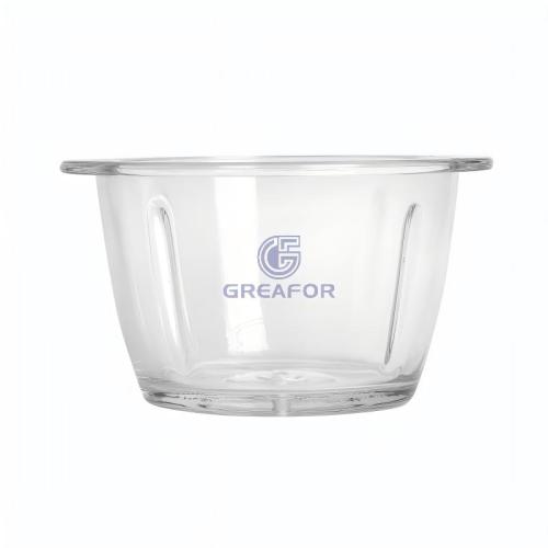 Recipiente de vidrio para picadora de carne HJ-01 | Fabricante de recipientes de vidrio de repuesto OEM para picadoras de alimentos