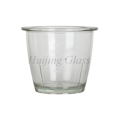 Repuestos eléctricos para vegetales picadora de carne tazón de vidrio HJ-04