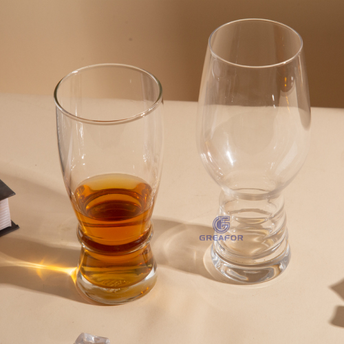 Venta caliente de vaso de cerveza de doble pared con logotipo personalizado