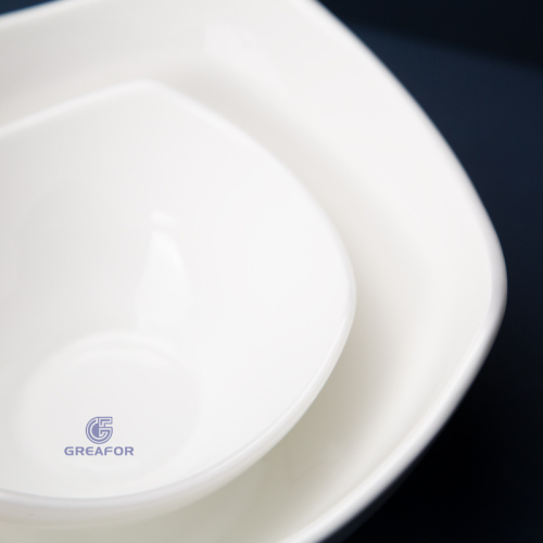 tazón de cerámica barato con fideos de porcelana para alimentos ecológicos modernos