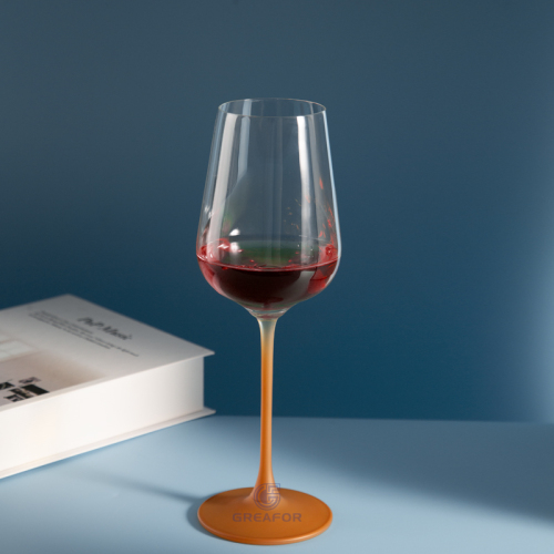 Copas de vino tinto sopladas a mano Copas de vino de champán de cristal grande y transparente para bodas 