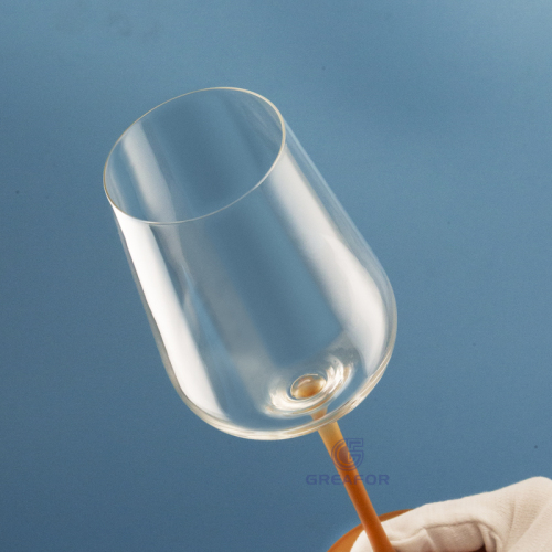 Copas de vino tinto sopladas a mano Copas de vino de champán de cristal grande y transparente para bodas 