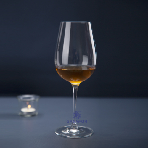 Copas de vino tinto de cristal vintage sin plomo para bodas