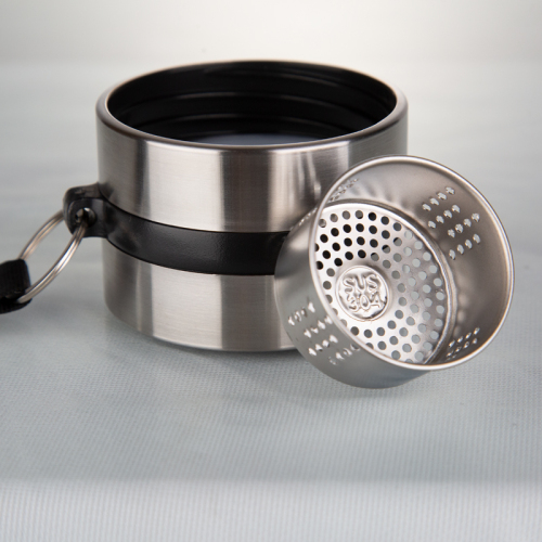 Botella de infusor de té separada Botella de té de doble pared con alto contenido de borosilicato