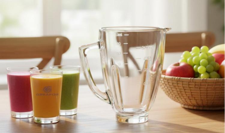 Vasos de vidrio para licuadora para preparar jugos y batidos | Greafor
